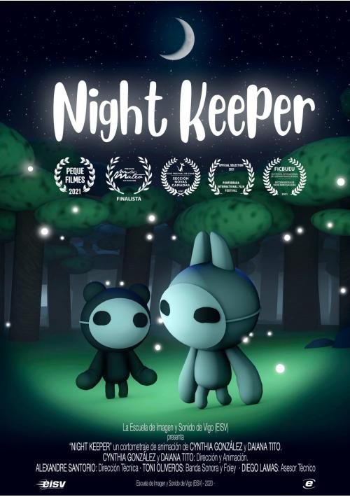 Cartel de Night Keeper Cartel de Night Keeper