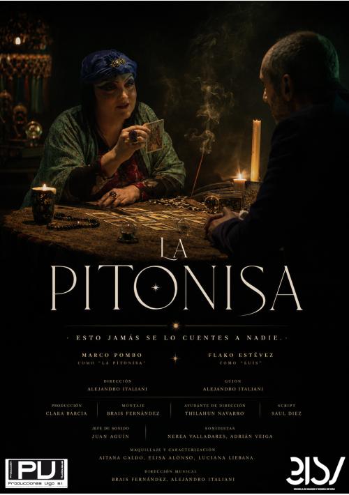 Cartel de La pitonisa Cartel de La pitonisa